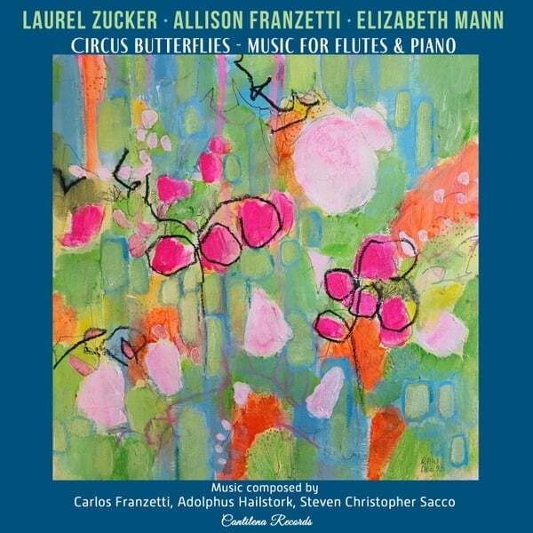 Cover art for Circus Butterflies for Flutes and Piano